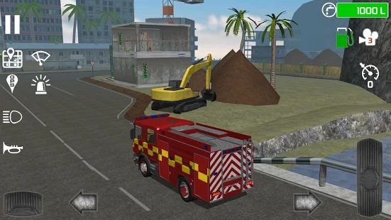 Скачать взломанную Fire Engine Simulator [Разблокировано все] версия 1.4.7 apk на Андроид