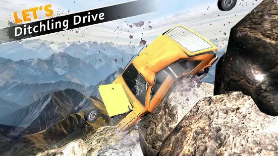 Скачать взломанную Car Crash Test Simulator 3d: Leap of Death [Разблокировано все] версия 1.3 apk на Андроид