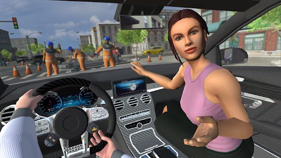 Скачать взломанную Car Simulator C63 [Бесконечные деньги] версия 1.70 apk на Андроид