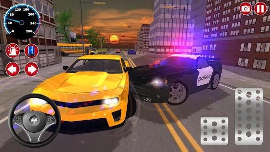 Скачать взломанную Полицейский и автомобильный симулятор игры 3D [Бесконечные деньги] версия 3.4 apk на Андроид
