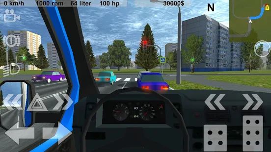 Скачать взломанную Russian Light Truck Simulator [Бесконечные деньги] версия 1.4 apk на Андроид