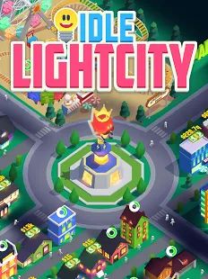 Скачать взломанную Idle Light City - город лампочек [Бесконечные деньги] версия 2.5.8 apk на Андроид