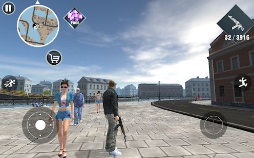 Скачать взломанную Miami Crime Simulator 2 [Разблокировано все] версия 2.4 apk на Андроид