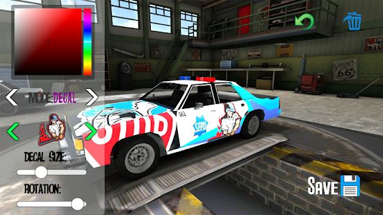 Скачать взломанную Police Car Drift Simulator [Разблокировано все] версия 1.8 apk на Андроид