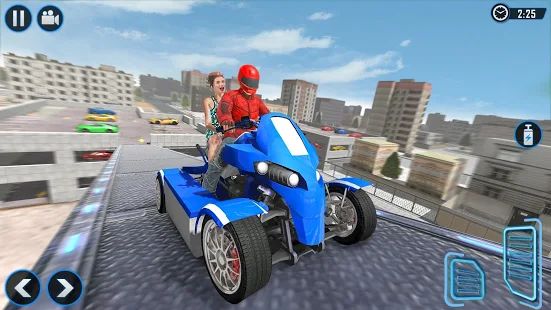 Скачать взломанную ATV Quad City Bike Simulator 2020: игры в такси [Разблокировано все] версия 3.7 apk на Андроид