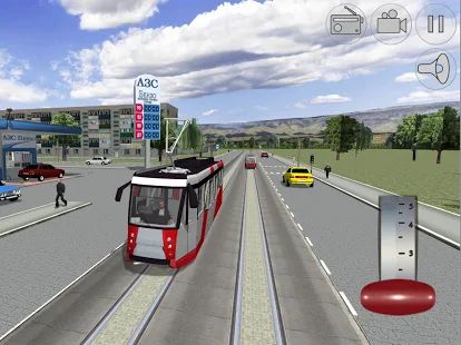 Скачать взломанную Симулятор трамвая 3D - 2018 [Разблокировано все] версия 3.0.1 apk на Андроид
