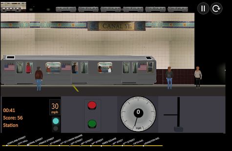 Скачать взломанную New York Subway Driver [Бесконечные деньги] версия 2.0 apk на Андроид