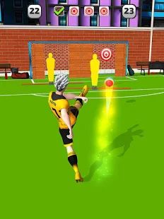 Скачать взломанную Goal Blitz [Бесконечные деньги] версия 2.3.2 apk на Андроид