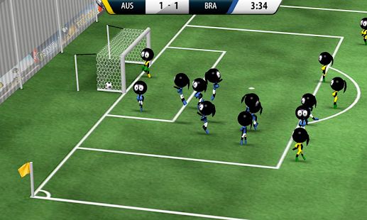 Скачать взломанную Stickman Soccer 2016 [Разблокировано все] версия 1.5.2 apk на Андроид