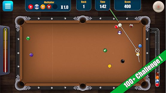 Скачать взломанную Pool 8 Offline Free - Billiards Offline Free 2020 [Бесконечные деньги] версия 1.7.8 apk на Андроид