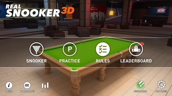 Скачать взломанную Real Snooker 3D [Много монет] версия 1.16 apk на Андроид