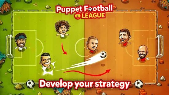 Скачать взломанную Puppet Soccer 2019: Football Manager [Бесконечные деньги] версия 4.0.8 apk на Андроид