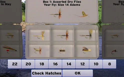 Скачать взломанную Fly Fishing Simulator [Бесконечные деньги] версия Зависит от устройства apk на Андроид