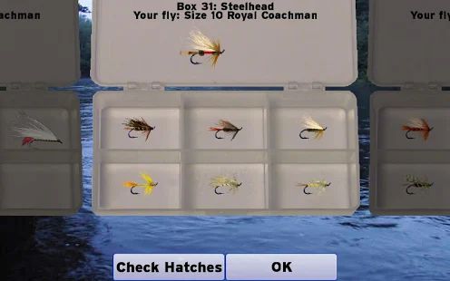 Скачать взломанную Fly Fishing Simulator [Бесконечные деньги] версия Зависит от устройства apk на Андроид