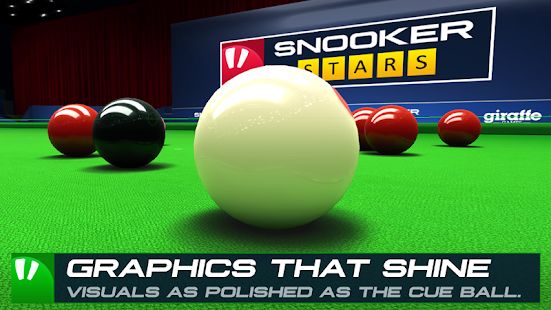 Скачать взломанную Snooker Stars - 3D Online Sports Game [Бесконечные деньги] версия 4.9918 apk на Андроид