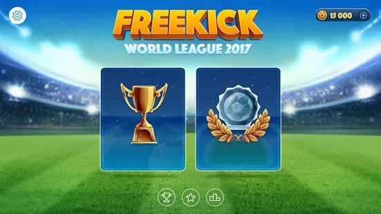 Скачать взломанную Soccer World League FreeKick [Бесконечные деньги] версия 1.0.6 apk на Андроид
