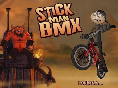 Скачать взломанную Stickman BMX [Бесконечные деньги] версия 1.5.3 apk на Андроид