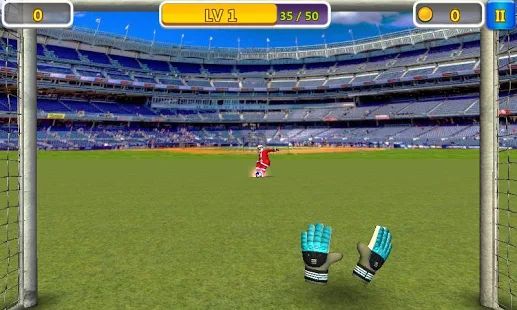 Скачать взломанную Super Goalkeeper - Soccer Game [Много монет] версия Зависит от устройства apk на Андроид