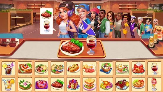 Скачать взломанную Cooking Frenzy : безумный повар в кулинарных играх [Много монет] версия 1.0.33 apk на Андроид