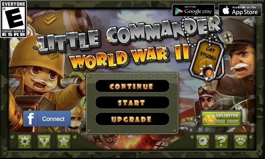 Скачать взломанную Маленький командир: WWII TD [Разблокировано все] версия 1.9.3 apk на Андроид