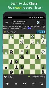 Скачать взломанную Шахматы - Бесплатная Стратегия Настольная Игра [Бесконечные деньги] версия 1.0.5 apk на Андроид