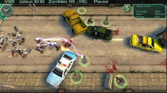Скачать взломанную Zombie Defense [Много монет] версия 12.7 apk на Андроид