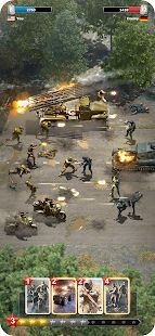 Скачать взломанную Heroes of War: WW2 Idle RPG [Много монет] версия 1.0.7 apk на Андроид