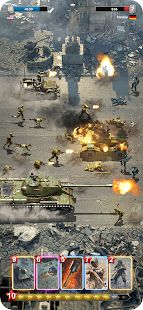 Скачать взломанную Heroes of War: WW2 Idle RPG [Много монет] версия 1.0.7 apk на Андроид