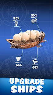 Скачать взломанную Sky Battleship - Тотальная война кораблей [Много монет] версия 0.9.9.8 apk на Андроид