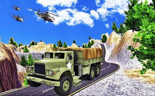 Скачать взломанную Армейский транспорт грузовик водитель военные free [Бесконечные деньги] версия 1.0 apk на Андроид