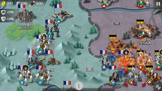 Скачать взломанную European War 4: Napoleon [Много монет] версия 1.4.28 apk на Андроид
