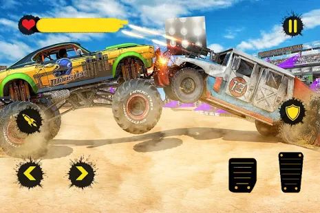 Скачать Monster Truck Crash Derby: Бесстрашные трюки 2019 [Все открыто] версия 1.8 apk на Андроид