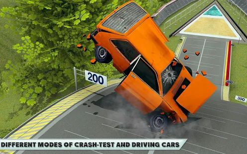 Скачать Симулятор вождения автокатастрофы: Beam Car [Разблокированная] версия 1.2 apk на Андроид