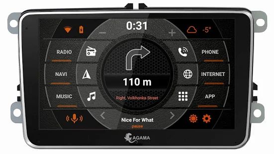 Скачать AGAMA Car Launcher [Встроенный кеш] версия 2.6.0 apk на Андроид