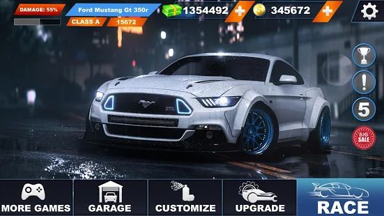 Скачать Mustang GT 350r: экстремальный городской трюк [Полная] версия 1.3 apk на Андроид