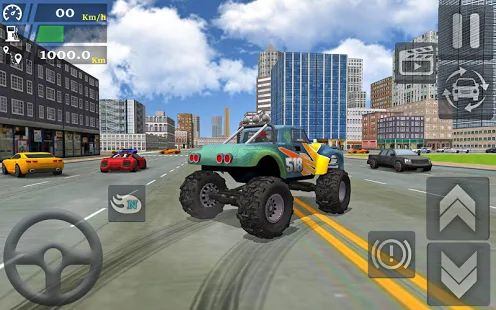 Скачать Monster Truck Stunts Driving Simulator [Разблокированная] версия 0.8 apk на Андроид