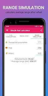 Скачать Простой калькулятор топлива [Без кеша] версия 1.4 apk на Андроид