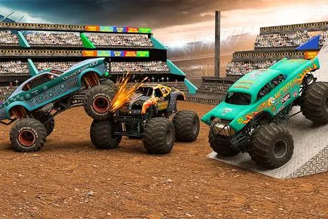 Скачать Monster Truck Demolition Derby: Crash Stunts 2019 [Неограниченные функции] версия 1.9 apk на Андроид