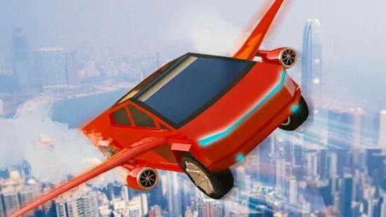 Скачать Real Flying Cyber Truck Electric Car 3D Simulator [Без Рекламы] версия 1.1.1 apk на Андроид