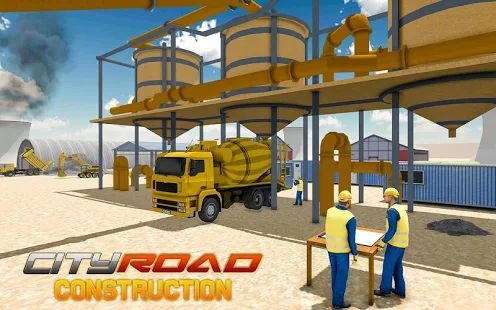 Скачать Дорожно-строительные машины Mega Builders Game [Полная] версия 1.0.5 apk на Андроид