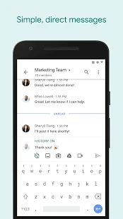 Скачать Google Chat [Разблокированная] версия 2020.10.04.336992968_prod apk на Андроид