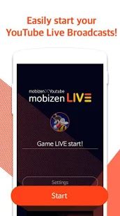 Скачать Mobizen прямая трансляция для ютуб - прямой эфир [Без кеша] версия 1.2.12.1 apk на Андроид