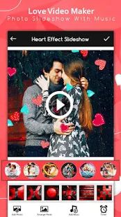 Скачать Love Video Maker : Photo Slideshow With Music [Все открыто] версия 1.9 apk на Андроид