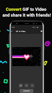 Скачать GIF to Video [Встроенный кеш] версия 1.13 apk на Андроид