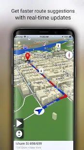 Скачать Бесплатные GPS Оффлайн Карты, Живая Навигация [Полная] версия 1.86 apk на Андроид