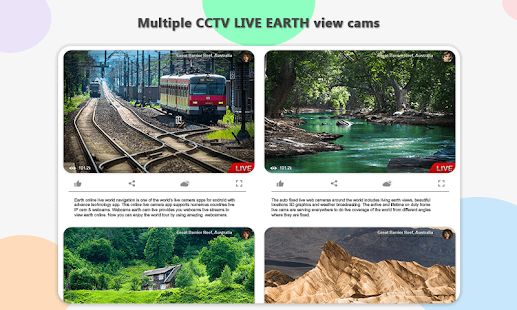 Скачать Earth Online Live World Public Cameras-QR/Bar Code [Все открыто] версия 1.22 apk на Андроид