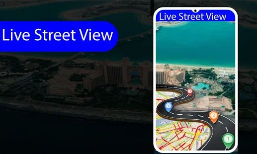Скачать Просмотр улиц Live: GPS Навигационные карты [Разблокированная] версия 5.0 apk на Андроид
