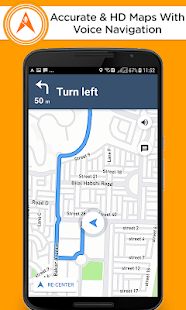 Скачать Голосовой GPS вождения - Направления навигации GPS [Разблокированная] версия 1.0.5 apk на Андроид