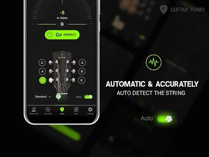 Скачать Guitar Tunio - Guitar Tuner [Неограниченные функции] версия 1.14.1 apk на Андроид