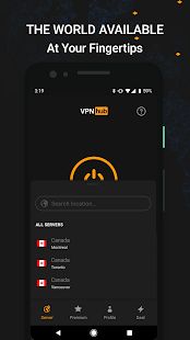 Скачать Бесплатный VPN - анонимный: VPNhub – Стрим, Игры [Полный доступ] версия Зависит от устройства apk на Андроид